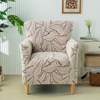 Sustiprinta veliūrinė elastinga namų vienvietė sofa-kėdė, dangalas-kepurė, visapusiškas aukštas atlošas, kėdės dangalas, banketinės kėdės dangalas Banquet Chair Cover