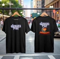 The Weeknd Dawn Fm T-shirt, Gift For Fan RandB and Pop, Album Music Tee. XL