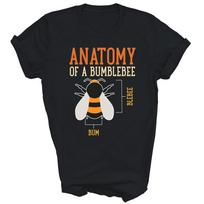 Anatomy Of A Bumblebee Funny Bee Unisex Shirt Gift 2XL