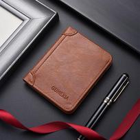 Men's Leather Anti-Theft Wallet with Multi-Card Slots and Large Capacity juoda