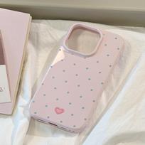 For Apple 16 Phone Case for IPhone 17 Color Contrasting Simple Wave Point 15promax 14 All Inclusive 13 Fresh 17Promax sperm