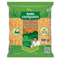 Tata Sampann Nešlifuoti Toor Dal 500g Pakuotė 1 Aukščiausios Kokybės Visos Arhar Lęšiai Maisto Gaminimui