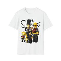 Soft Cotton T-Shirt. The Simpsons Gothic Style 4XL