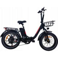 Elektrinis dviratis DZ-2030 - SHIMANO 7 pavarų Sulankstomas rėmas aliuminio ratas 20  500W 48V 13AH 40KM/H juodas