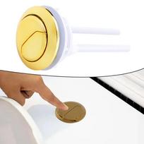 Auksinis tualeto bakelio nuleidimo mygtukas 48 mm Dvigubas tualeto bakelio remontas Pakeitimo jungiklis Bakelio dangtelio mygtukas Jungiklis Vonios tualeto aksesuarai CHINA