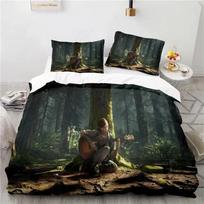 3D spausdintas žaidimo The Last of Us patalynės komplektas berniukams mergaitėms viengulis karališko dydžio antklodės užvalkalas pagalvės užvalkalas lova vaikams suaugusiems namų tekstilė 70x133cm 2pcs