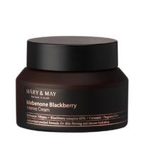 Veido kremas Mary&May Idebenone Blackberry Intense Cream 70g, Giliai maitinantis ir antioksidacinis priežiūra