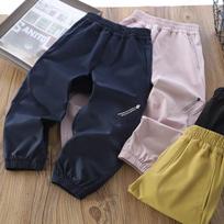 Children's Wear-Resistant Softshell Cargo Pants - Functional, Loose Sports Casual Style for Autumn 2025 120 cm rožinė