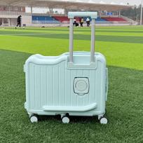 Gradient Children's Ride-On Trolley Case with Combination Lock and Reinforced 6-Wheel Design 20 inch