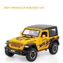 Nauja 1:20 Mastelio Jeep Wrangler Rubicon Lydinio Automobilio Modelis Die-cast Metalinis Žaislas Visureigis Automobilio Modelis Simuliacija Kolekcija Ornamentai Vaikų Dovanos žalia