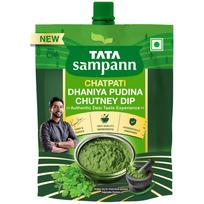 Tata Sampann Chatpati Dhaniya Pudina Chutney padažas 200 g 1 vnt. pakuotė, rūgštus skonis užkandžiams ir patiekalams