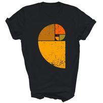 Fibonacci Sequence Golden Ratio Spiral Vintage Unisex Shirt Gift 2XL