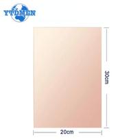 Copper Clad Plate PCB Board 20x30cm Single Side Laminate Circuit Board FR4 DIY Universal Boards raudona
