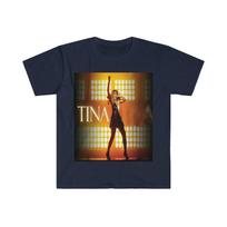 Unisex Soft Cotton T-Shirt. Tina Turner  Concert Live 4XL