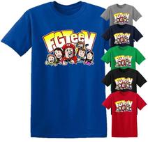 GURKEY FUNnel Vision T-Shirt FGTeeV Gaming Gift Top Kids Family 3XL