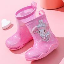 Vaikų lietaus batai Mergaitėms Kuromi Darželiui My Melody Animacinis Vaikų lietaus batai Želė Mergaitės Vandens batai 160mm
