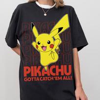 Pokemon Pikachu Tee Vintage Washed Graphic Anime Street Style M