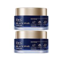 [1+1] Dr.G Juodojo sraigės kremas 50 ml × 2 – Atstatantis ir stangrinantis sraigių drėkinamasis kremas, dviejų dalių rinkinys