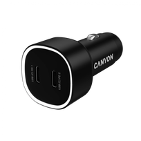 CANYON onDrive 60 PD 60W 2xUSB-C Car Charger, Black