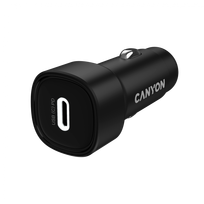 CANYON onDrive 30 PD 30W USB-C Car Charger, Black