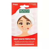 BEAUTY FORMULAS_Hidrokolioidiniai širdies formos pleistrai odos trūkumams pašalinti 24vnt.