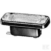 Numerio apšvietimo lempa 5W, stačiakampė, 12V, skaidri, tvirtinama varžtais, 82.5x32.5mm, Hella 2KA003738057