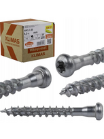Medsraigtis pusapvale galva 5x40/30-Zn TORX WKLC, WKRET-MET, kampams, plokštelėms, 250 vnt.