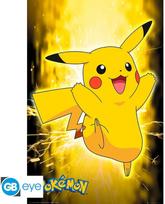 Abysse POKEMON - Poster Maxi 91.5x61 - Pikachu Neon