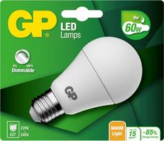 GP - LED Lamp Classic, E27, DIM, 9W (60W), 806lm