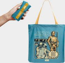 Orbitkey Star Wars™ - Orbitkey Foldable Tote Bag - C-3PO™ & R2-D2™
