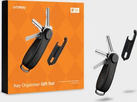 Orbitkey ​Orbitkey - Gift Set - Crazy Horse Key Organiser + Multitool V2 - Black
