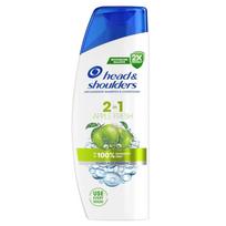 Head & Shoulders Apple Fresh 2in1 Shampoo & Conditioner - šampūnas ir kondicionierius nuo pleiskanų, 330 ml