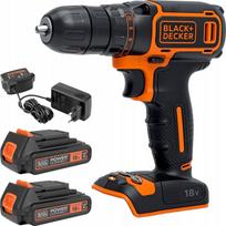 Drilling machine Black&Decker 18 V 2 x battery 1.5 Ah