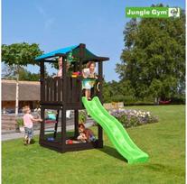Nsh Nordic Jungle Gym Hut žaidimų bokštas su čiuožykla, gruntuotas juodai (806-282)