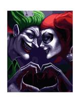 Tapyba pagal skaičius Oh Art! Joker and Harley, 40x50 cm