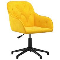 Pasukama biuro kėdė，Žaidimų kėdė, geltonos spalvos, aksomas CFE397736