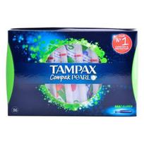Tamponai Tampax Pearl Compak, 36 vnt