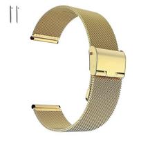 BestAccessories, „Milanese“ laikrodžio dirželis, plotis 20 mm, auksinės spalvos