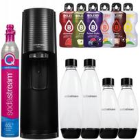 "SodaStream Terra Black" saturatorius + 2 buteliai + "SodaStream TWIN FUSE" 0,5 l buteliai + "Bolero