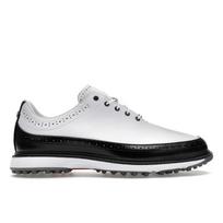 adidas MC80 be dyglių golfo batai Balti Juodi Unisex sportbačiai Debesies baltumo Pagrindinės juodos Spalvos Ryškiai raudonos ID4750 38⅔
