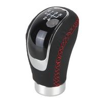 Pavarų perjungimo rankenėlė Mechaninė pavarų dėžė 5/6 greičių perjungimo svirtis Keičiama dangtelio apdaila su pavarų rankenėle Red Black