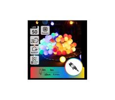 Aigostar - LED RGBY Lauko dekoratyvinė girlianda 50xLED/3,6W/230V/8 funkcijų 5m IP44