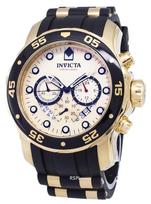 Invicta Pro Diver 17566 Chronografas Kvarcinis Vyriškas Laikrodis auksas
