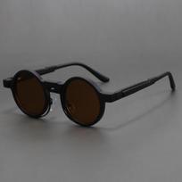 New Steampunk Round Personalized Sunglasses Hip-Hop Trendy Sunglasses Fashionable Men'S And Women'S Sunglasses