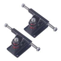 1Pair Aluminum Alloy Skateboard Wheel Bracket Bridge Base Longboard Skateboard Truck Skateboard Accessories balta