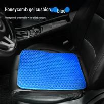 Korio formos gelio sėdynės pagalvėlė: Kvėpuojantis, vėsinantis silikoninis įklotas automobiliui ar sunkvežimiui Ergonomic Gel Pad, Comfort for Long Sitting