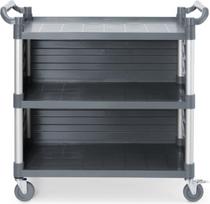 Amer Box Padavėjo vežimėlis su šoniniais skydais iki 150 kg 3 lentynomis 842x486 mm