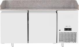 Arktic Šaldomas picų stalas su granito apvadu ir 2 durimis 250 l 250 W 151x80x88 cm