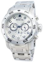 Invicta Pro-Diver Kvarcinis Chronografas Sidabrinis Ciferblatas 0071 Vyriškas Laikrodis sidabras