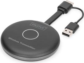 Digitus Wireless HDMI Transmitter Click & Present PRO, HDMI Verlängerung (Black) | DS-55322 | 4016032478911
